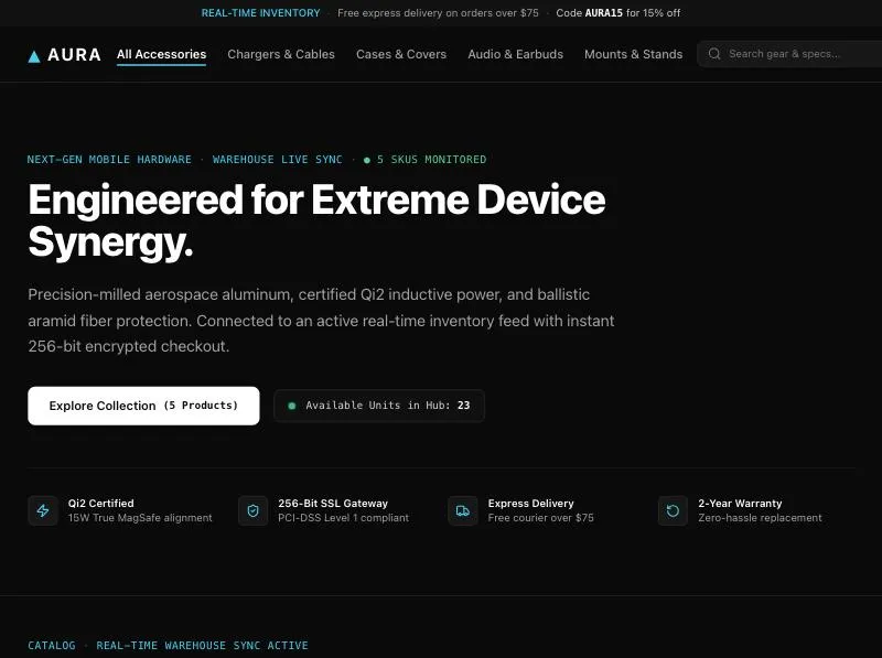 Mobile Accessories E-Commerce Website